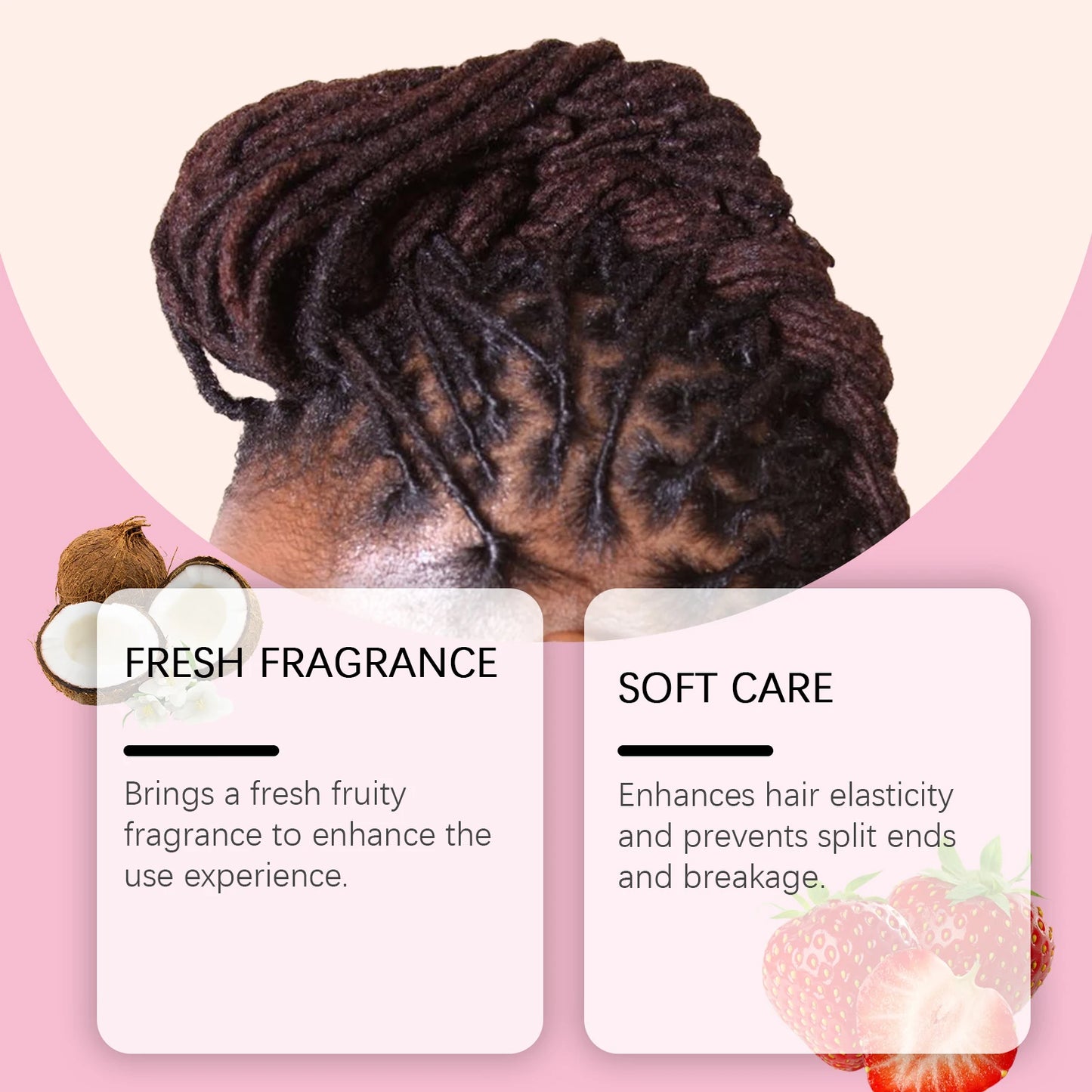 Hoegoa Braids Styling Gel 100g – Long Hold, Shine & Hydration with Fruity Scent