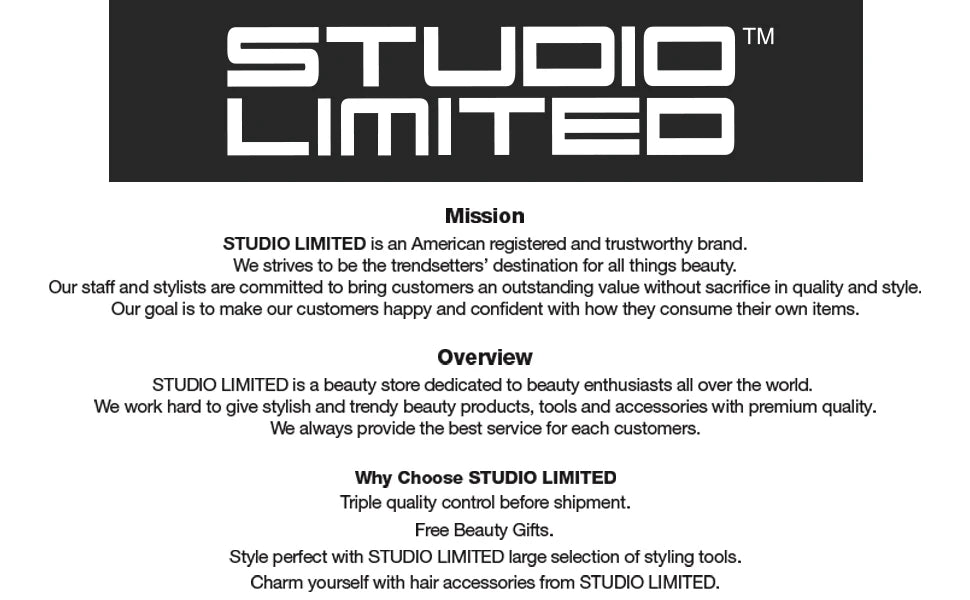 Studio Limited White Styrofoam Mannequin Head — Lightweight, perfect for styling and displaying wigs.