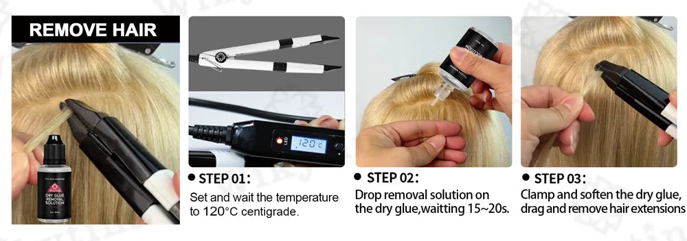 Wikytina V-Light UV Hair Extension Kit – Tools Set with UV Glue & Remover Machine, Premium Salon Styling Upgrade