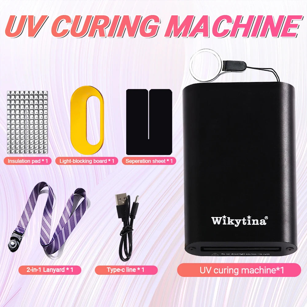 WIKYTINA Professional UV Light Hair Extension Kit