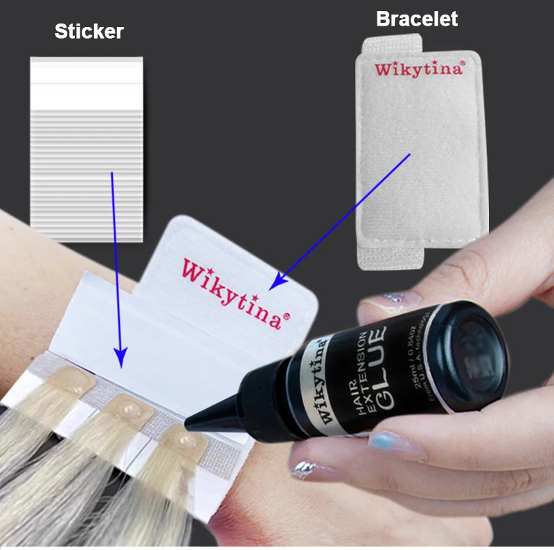 UV Hair Extension Glue Kit – V Light Technology Tools Set for Fast Salon Hair Grafting & Wig Connection