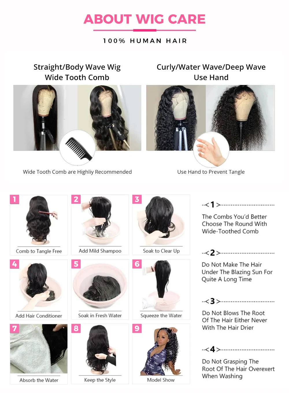 Brown Kinky Curly Short Bob Wig – 13x4 Pre-Plucked Brazilian Water Deep Wave, #4 Color