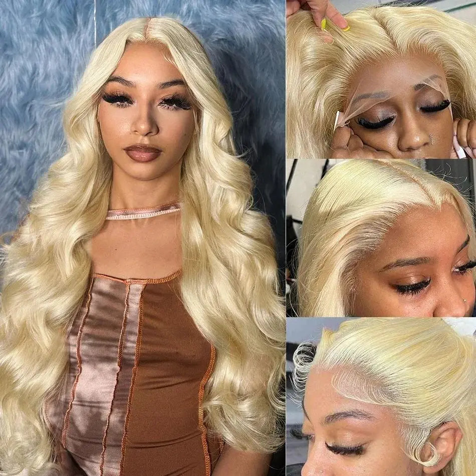 30" 613 HD Lace Frontal Wig – 13x6/13x4 Body Wave, 250% Density Brazilian Human Hair