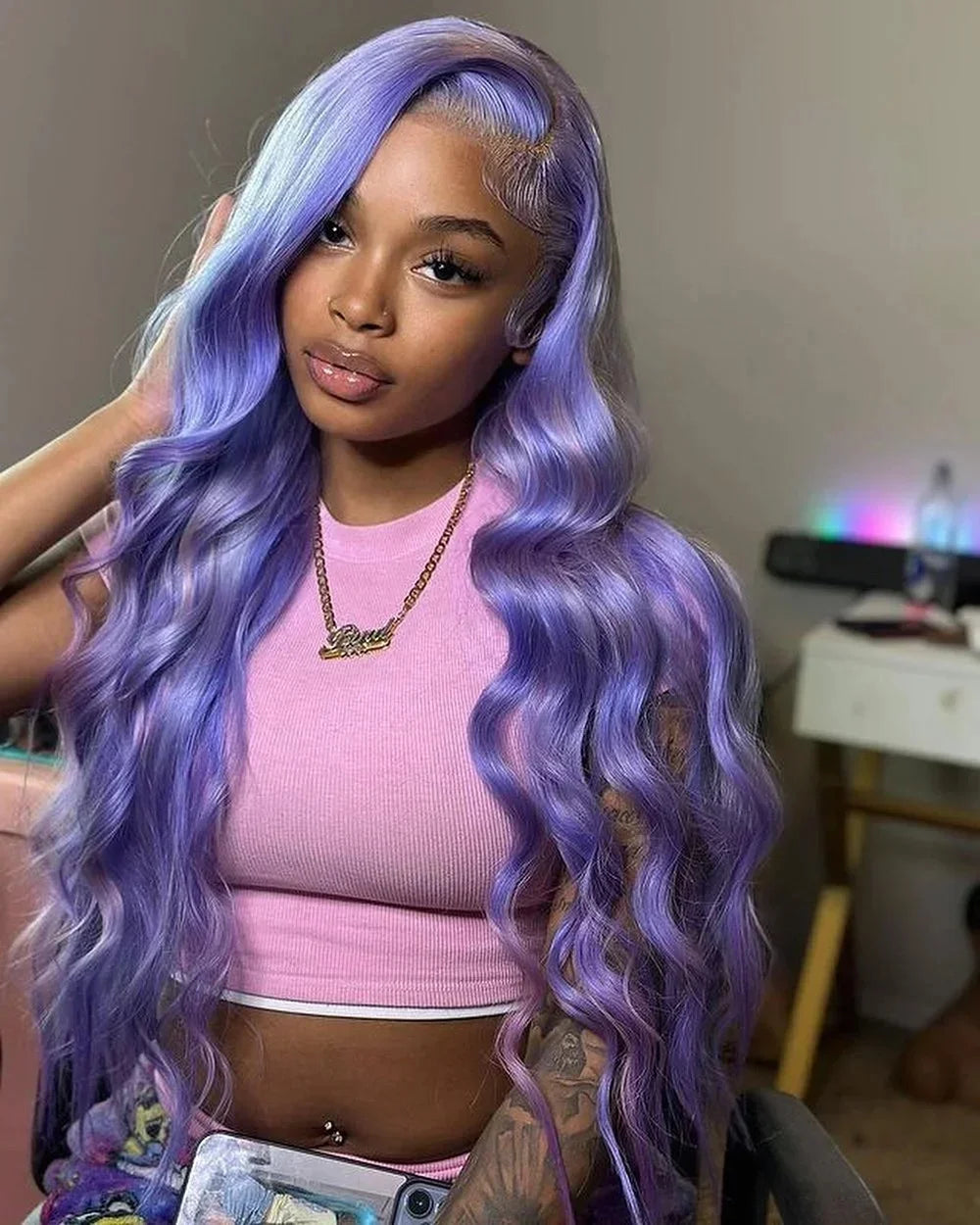 36–40" 613 Honey Blonde Body Wave Wig – 250% Density, 13x6/13x4 HD Lace Front Human Hair