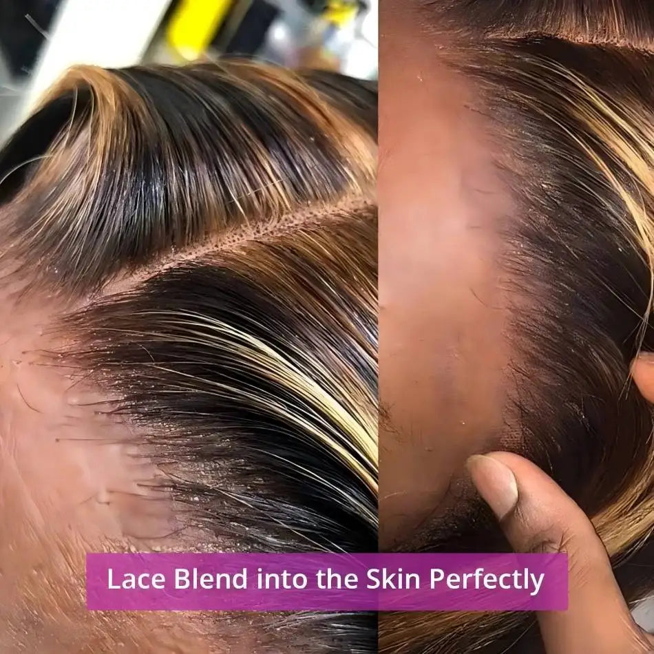 30" Body Wave 4/27 Honey Blonde Lace Front Wig – 13x6 HD Lace Frontal Human Hair
