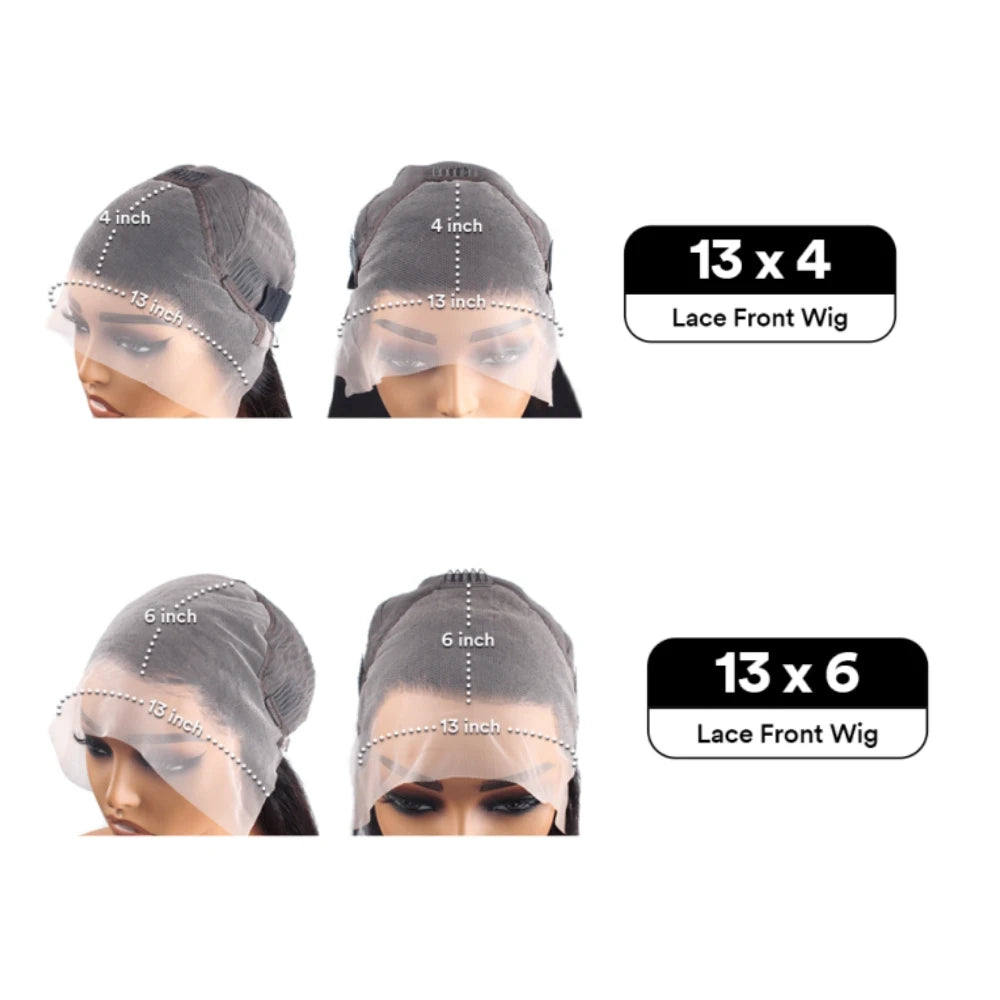 Straight Highlight Wig – 13x6 HD Lace Front, Ombre Honey Blonde Human Hair