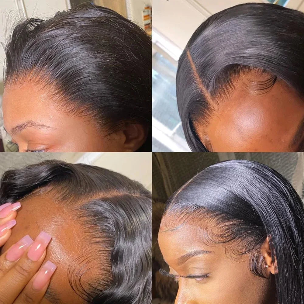 Straight Brazilian Human Hair – 13x6/13x4 HD Lace Frontal & 4x4/5x5/6x6 Transparent HD Lace Closure