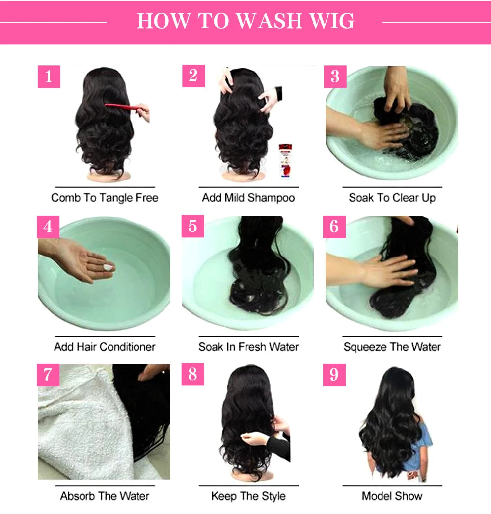 16" Bob Wig – 220% Density Straight 13x4 Lace Front, Pre-Plucked Brazilian Remy Human Hair