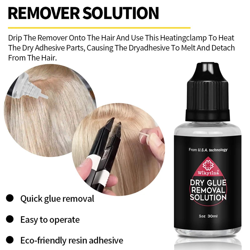 UV Light Hair Extension Kit – Professional Portable Set with UV Glue & Tools for Salon or Home Beauty Use