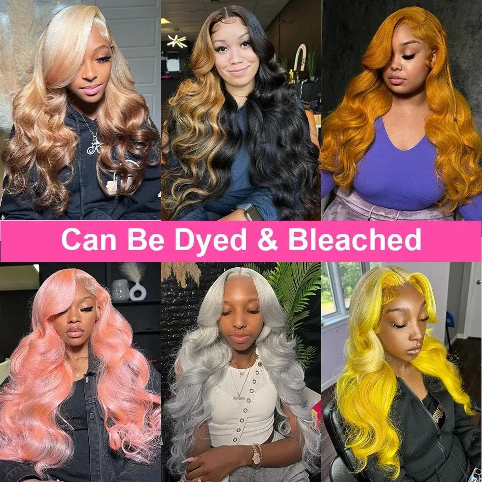 30" 613 HD Lace Frontal Wig – 13x6/13x4 Body Wave, 250% Density Brazilian Human Hair