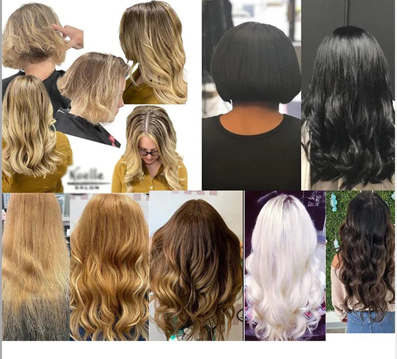 Advanced V-Light Hair Extensions Kit – Tape-In Extensions with UV Machine & Glue for Seamless, Professional Salon Use