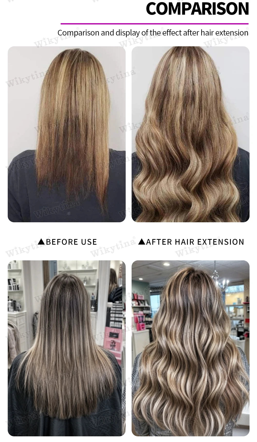 WIKYTINA Professional UV Light Hair Extension Kit