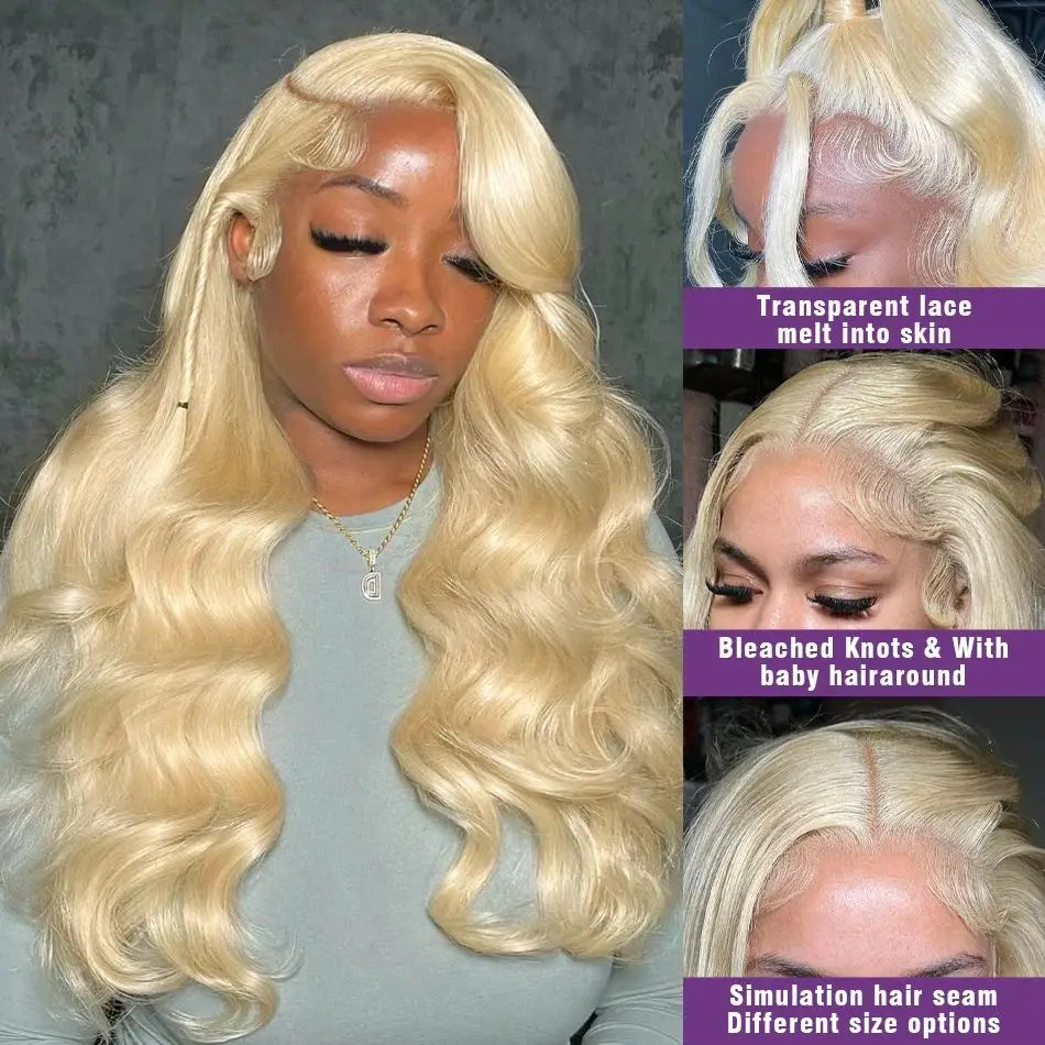 30" 613 HD Lace Frontal Wig – 13x6/13x4 Body Wave, 250% Density Brazilian Human Hair