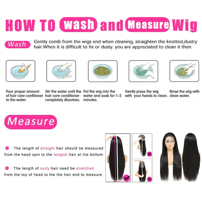 34" Orange Ginger Lace Front Wig – Straight Human Hair, Pre-Plucked, 13x4/13x6