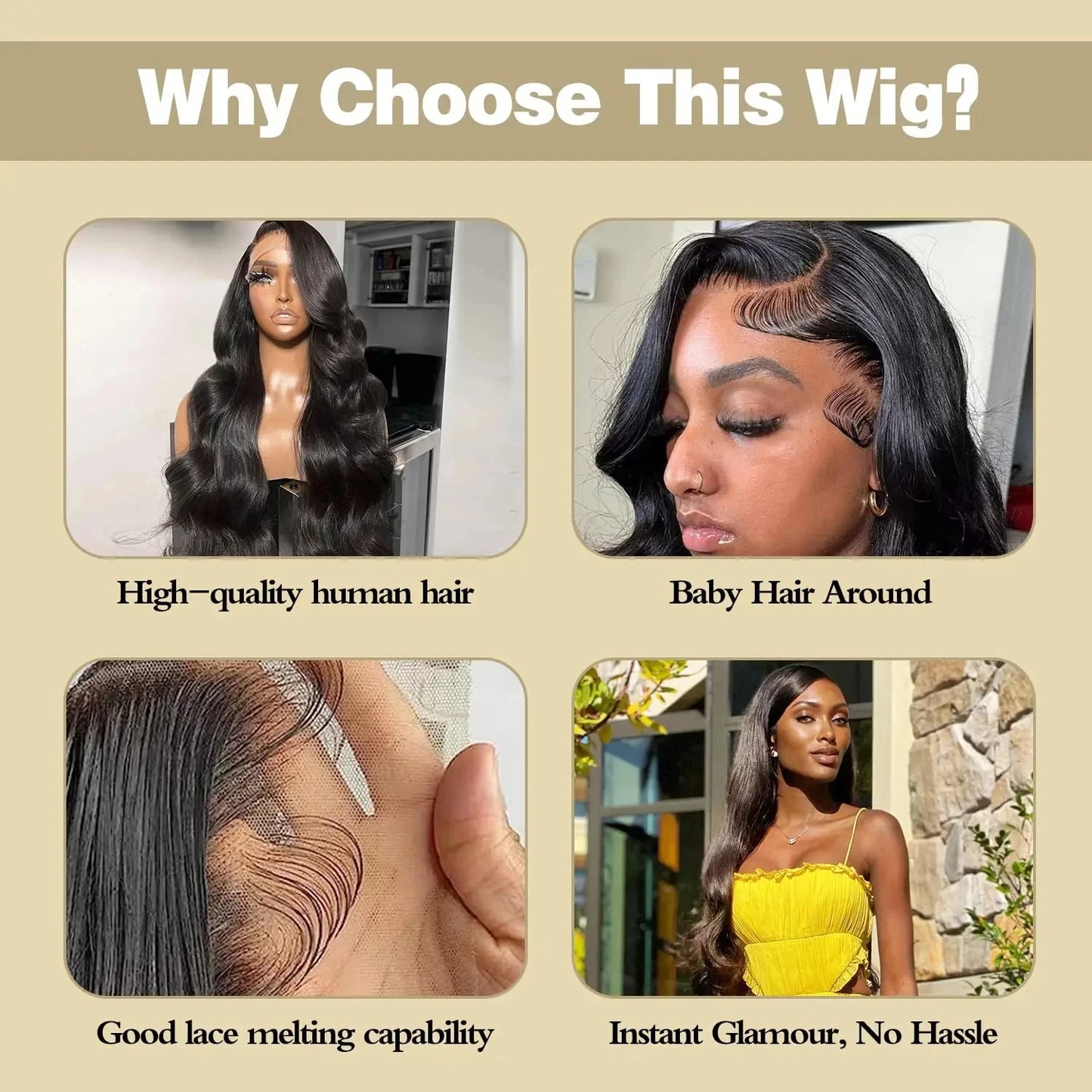 P4/27 Highlight Bone Straight Wig – 13x4 HD Lace Frontal, Brazilian Ombre Honey Blonde