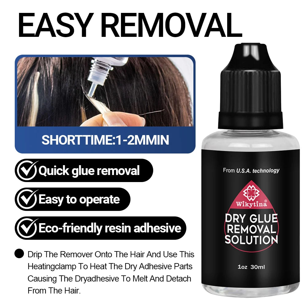 Professional UV Light Hair Extensions Machine – Salon Grade UV Curing Glue & Remover, Complete Styling Kit