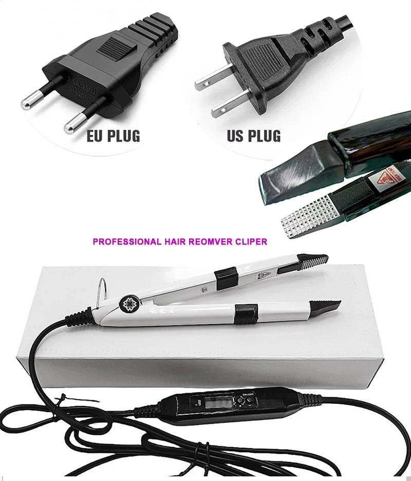 2025 V-Light Hair Extension Kit with UV System – Traceless Tape & Lightweight Tools for Fast, Professional Hair Grafting