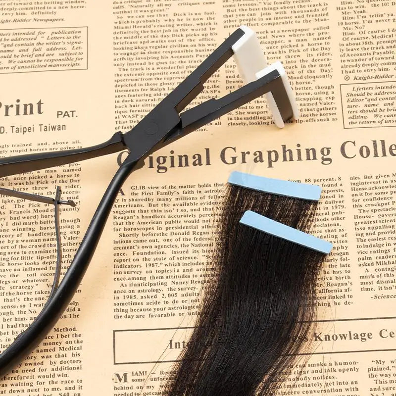 Professional 4.5cm Tape-In Hair Extension Pliers – Stainless Steel, Ergonomic & Durable