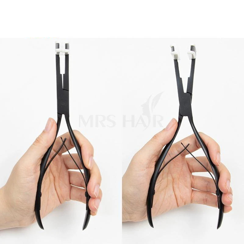 Professional 4.5cm Tape-In Hair Extension Pliers – Stainless Steel, Ergonomic & Durable