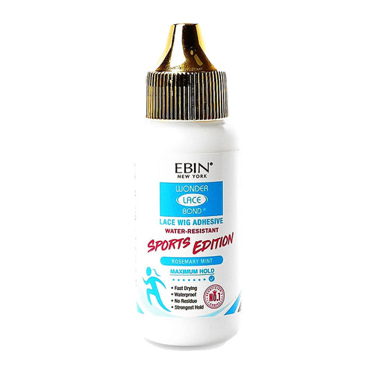 Ebin New York Wonder Lace Bond Sports Edition Adhesive 1.15oz – Extreme Hold for Active Wear