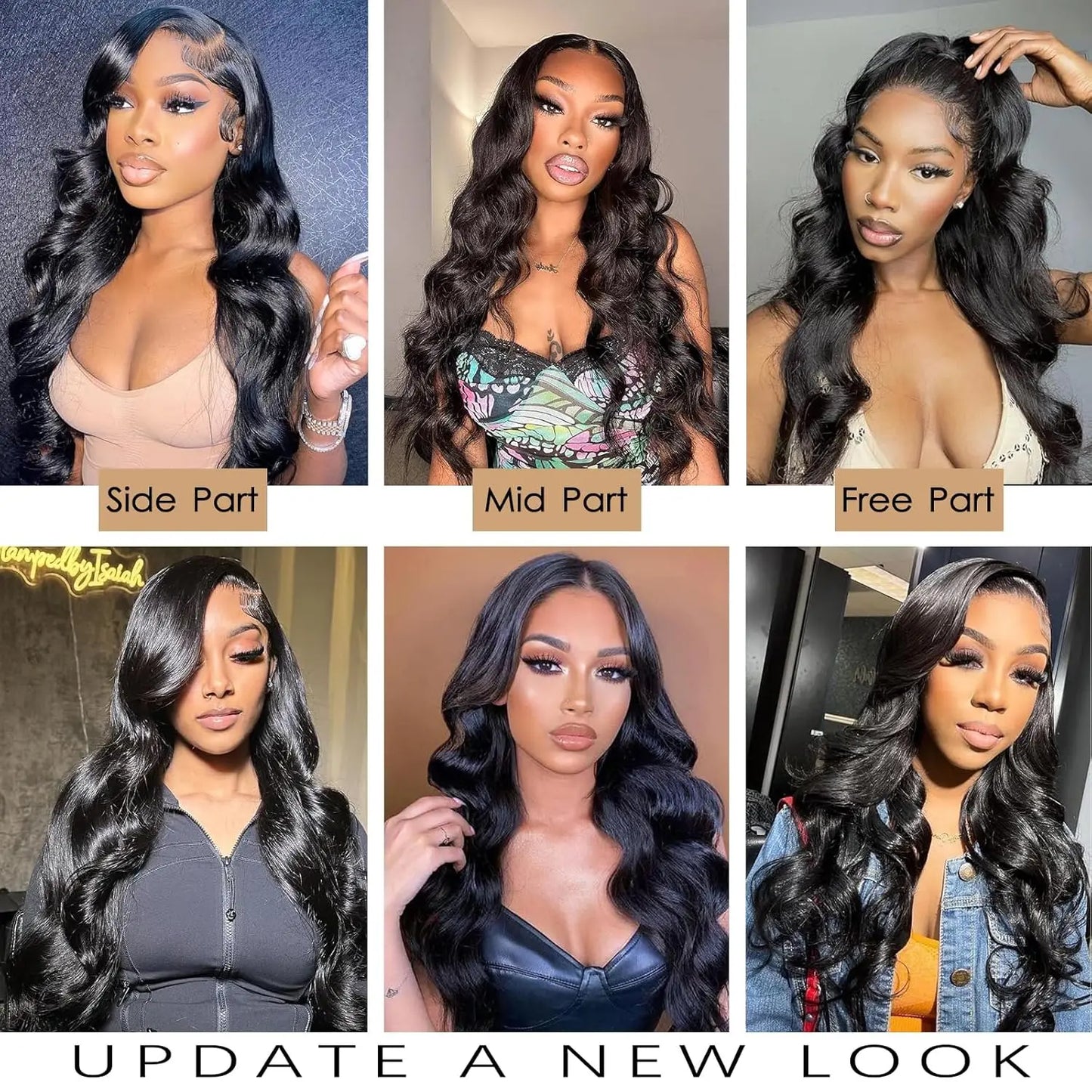 30" Body Wave Glueless Wig – 4x4/5x5 HD Lace Closure, Pre-Cut, Pre-Plucked Human Hair