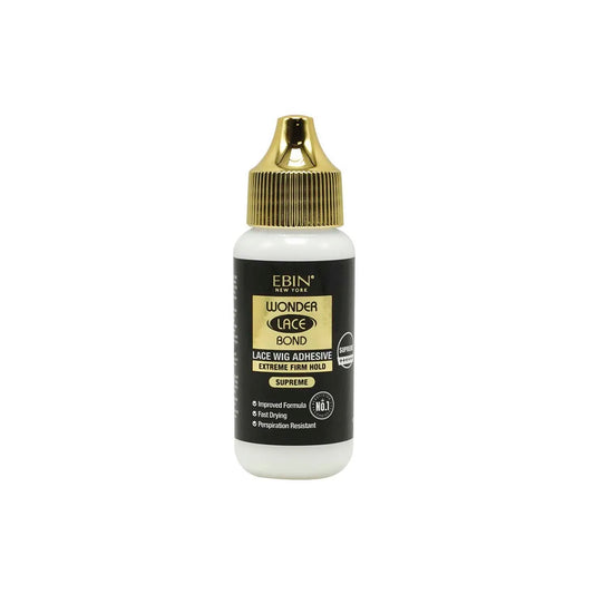 Ebin New York Wonder Lace Bond – Ultra Strong 1.15oz Wig Adhesive for Extreme Hold, All-Day Wear