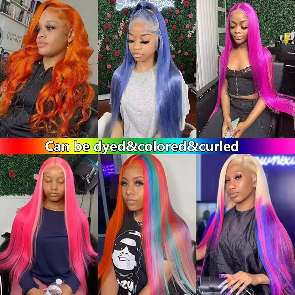 36" 613 HD Transparent Blonde Lace Frontal – Honey Brazilian Bone Straight Human Hair Wig