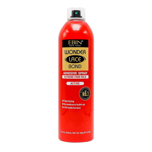 Ebin New York Wonder Lace Bond Melting Spray – Extreme Firm, Sweat & Water-Resistant Hold