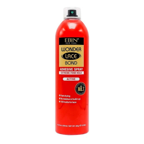 Ebin New York Wonder Lace Bond Melting Spray – Extreme Firm, Sweat & Water-Resistant Hold