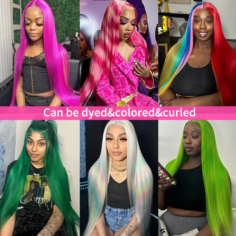 36" 613 HD Transparent Blonde Lace Frontal – Honey Brazilian Bone Straight Human Hair Wig