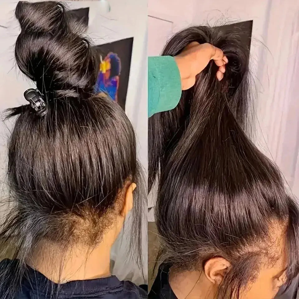 360 Invisi-Strap Glueless Full Lace Wig – HD Straight, 13x4 Pre-Plucked