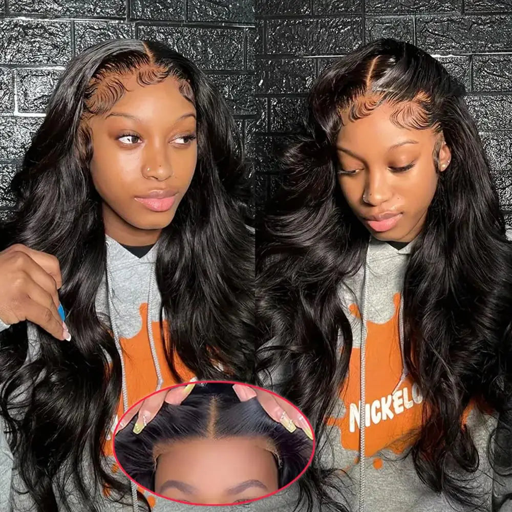30" Body Wave Glueless Wig – 4x4/5x5 HD Lace Closure, Pre-Cut, Pre-Plucked Human Hair