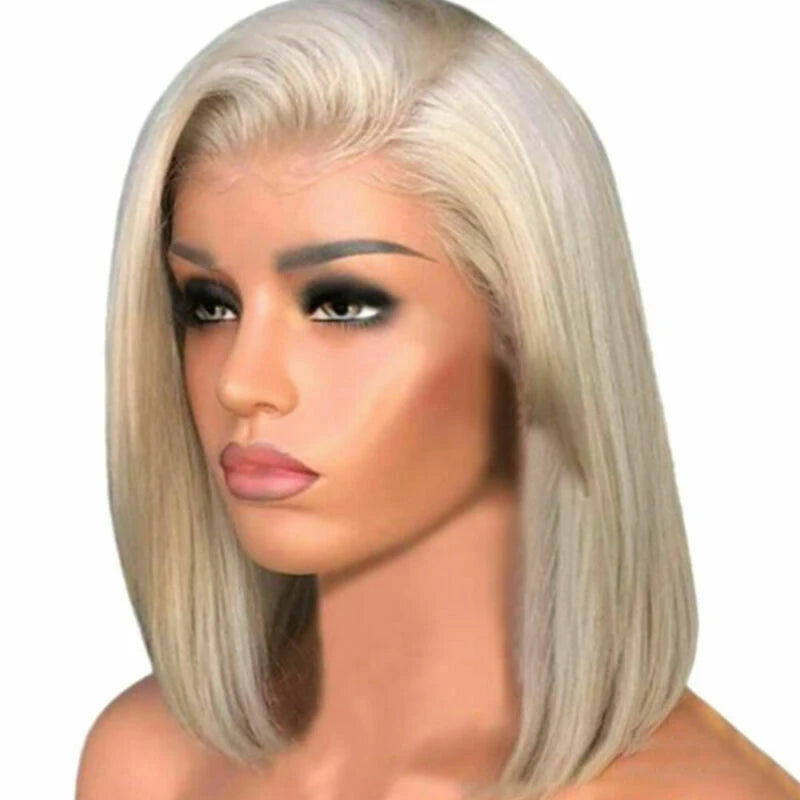 Short Straight Inverted Wig – Natural Look Synthetic Wig for Women, Party & Cosplay