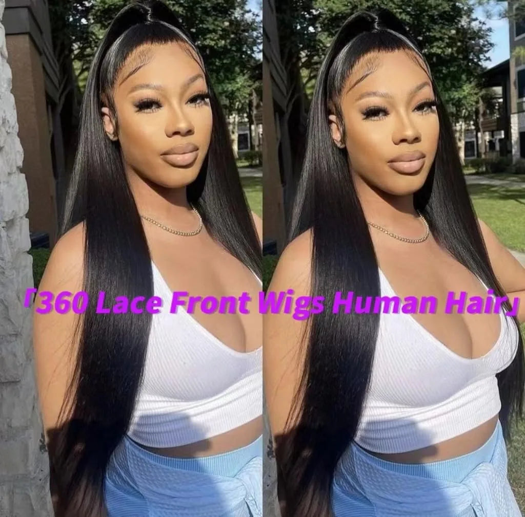 360 Invisi-Strap Glueless Full Lace Wig – HD Straight, 13x4 Pre-Plucked