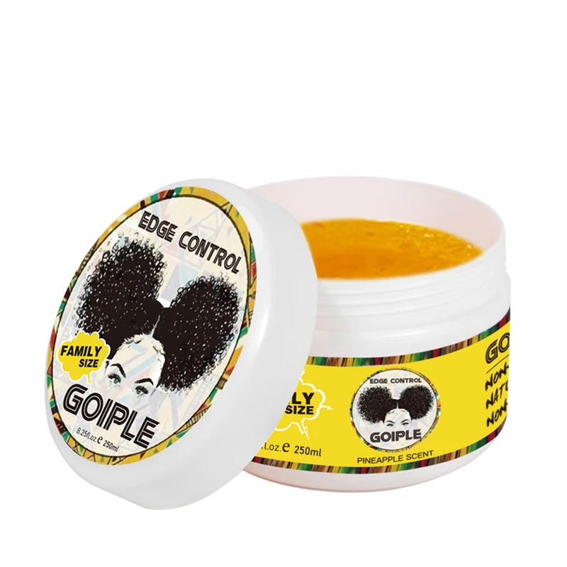 GOIPLE Edge Control Gel Non-greasy Smoother Back Broken Hair Finishing Cream Anti-Frizz Styling Fixative Wax 24 Hour Strong Hold