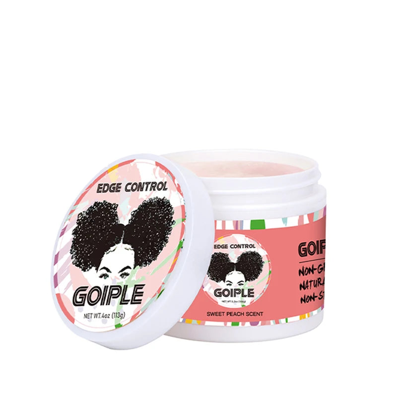 GOIPLE Edge Control Gel Non-greasy Smoother Back Broken Hair Finishing Cream Anti-Frizz Styling Fixative Wax 24 Hour Strong Hold