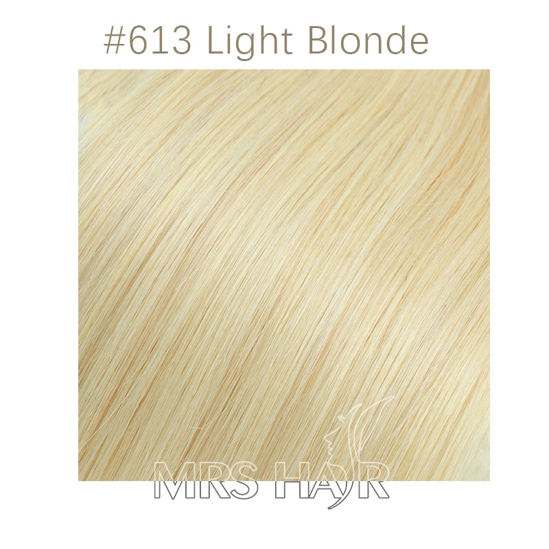 MRSHAIR Mini Tape-In Hair Extensions – 3x0.8cm Invisible Human Hair, 10pcs Pack