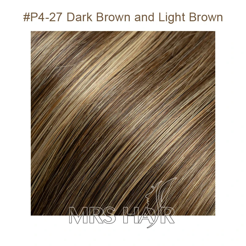 MRSHAIR Mini Tape-In Hair Extensions – 3x0.8cm Invisible Human Hair, 10pcs Pack