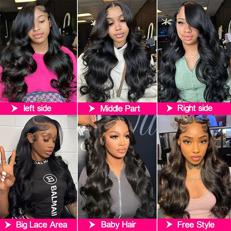 30" Body Wave Glueless Wig – 4x4/5x5 HD Lace Closure, Pre-Cut, Pre-Plucked Human Hair