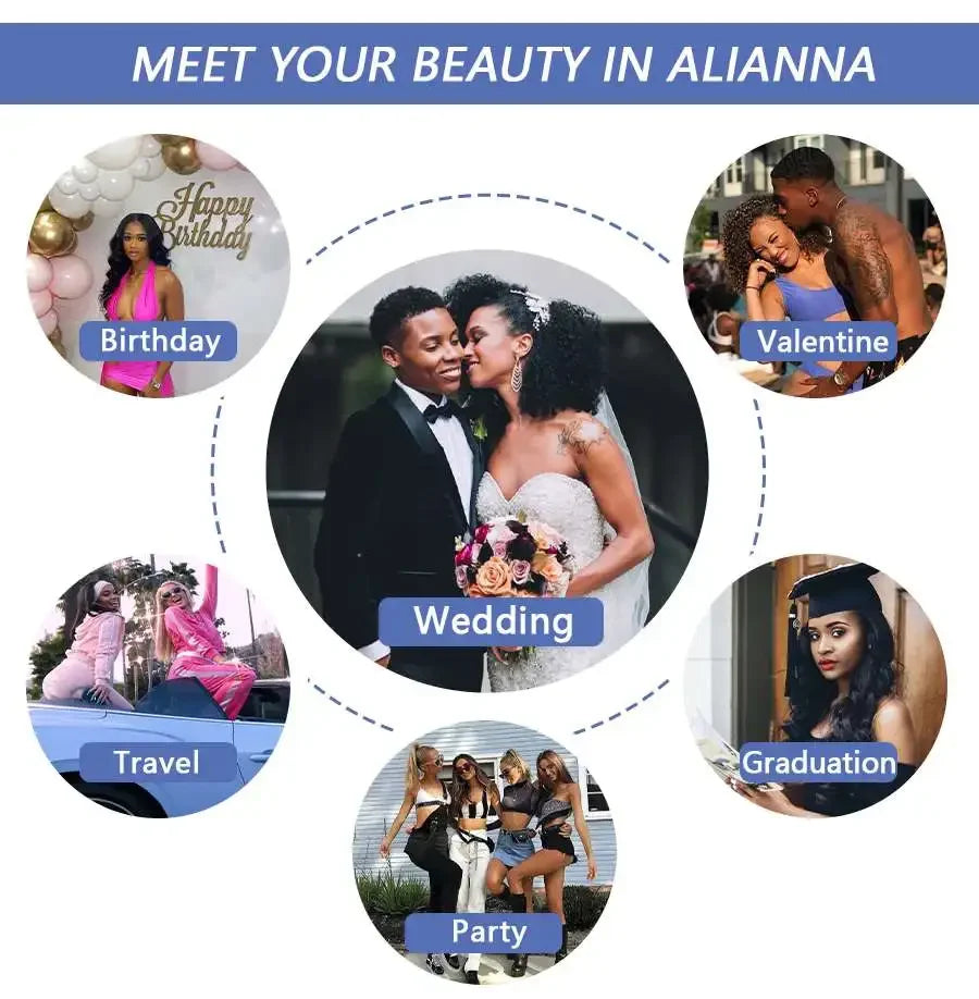 40" Invisible Strap 360 Lace Wig – Full Lace, Natural Black Curly Human Hair with Drawstring