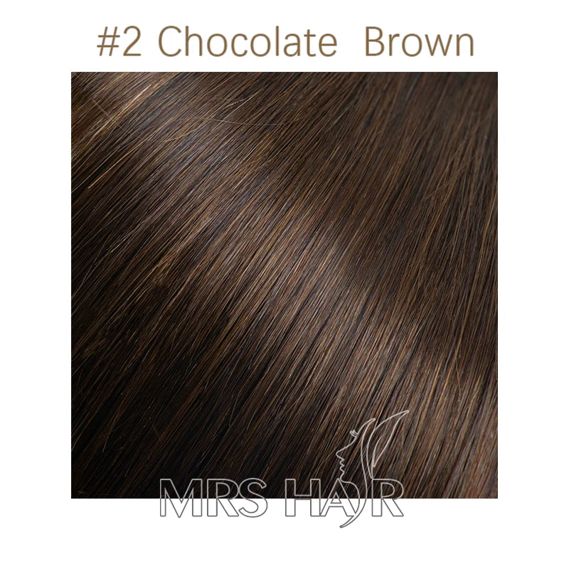 MRSHAIR Mini Tape-In Hair Extensions – 3x0.8cm Invisible Human Hair, 10pcs Pack