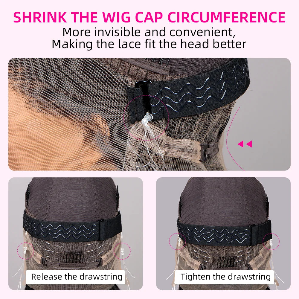 360 Invisi-Strap Glueless Full Lace Wig – HD Straight, 13x4 Pre-Plucked