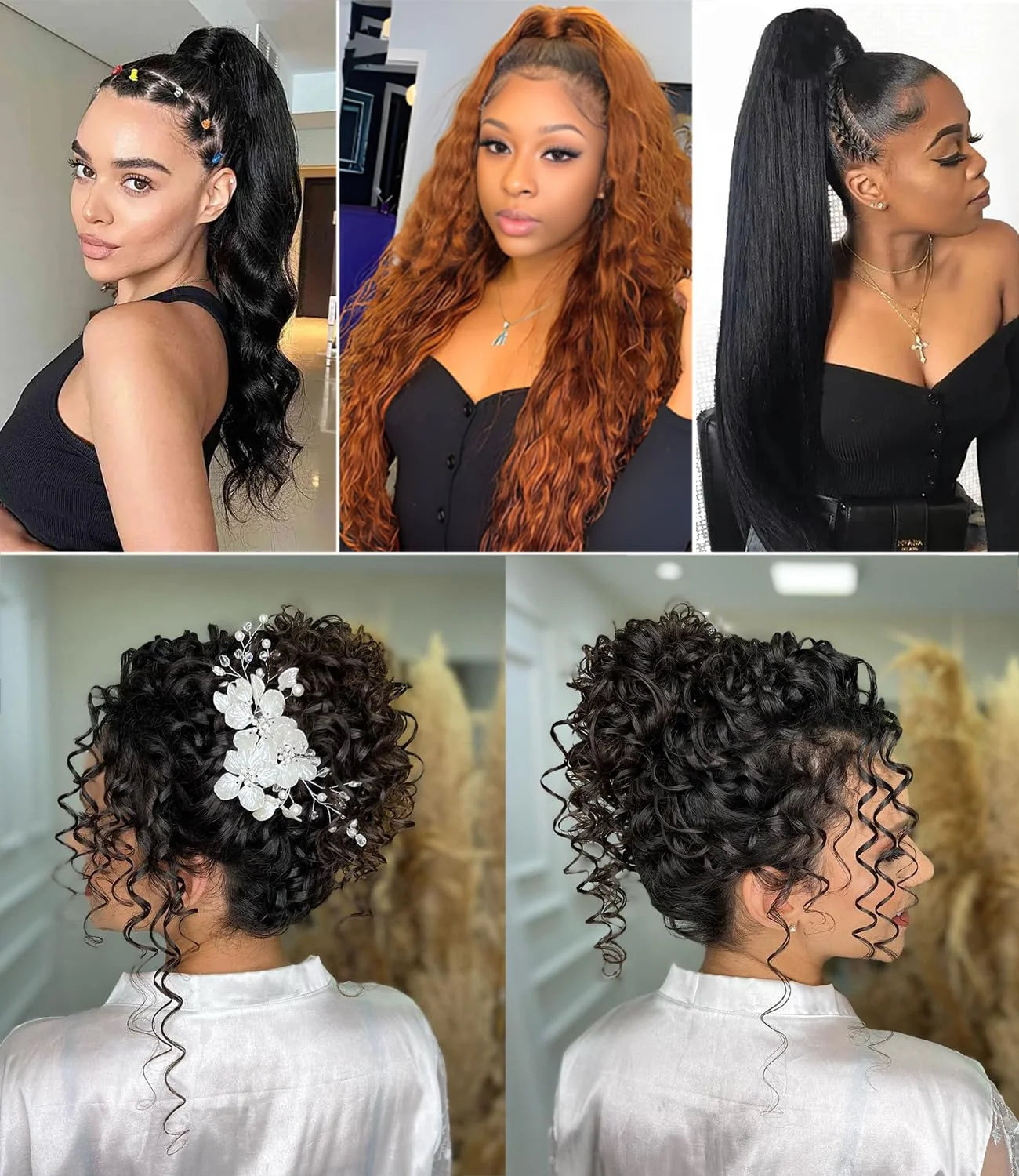 360 Deep Wave Lace Front Wig – Full Lace, 250% Density HD Human Hair Wig for Black Women