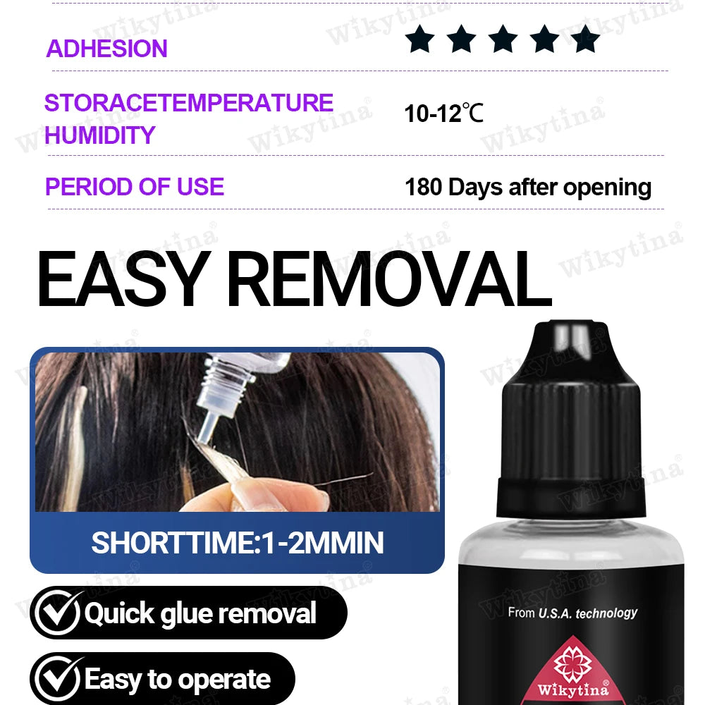 Professional UV Light Hair Extensions Machine – Salon Grade UV Curing Glue & Remover, Complete Styling Kit