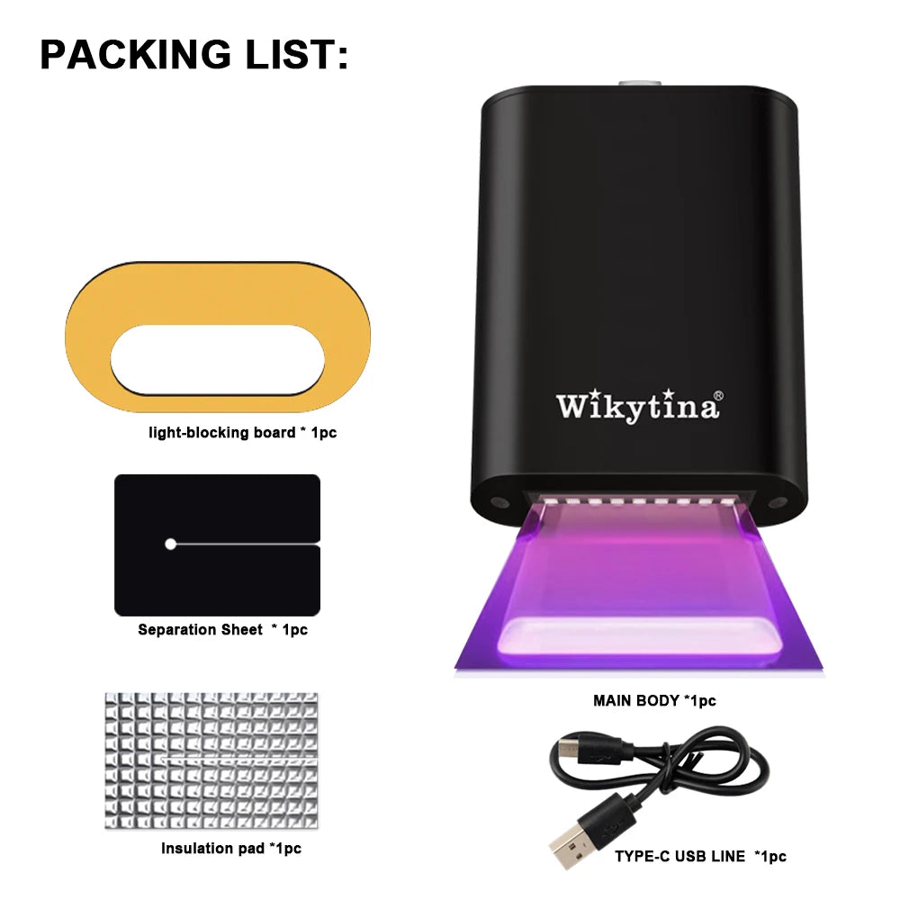 2025 V-Light Hair Extension Kit with UV System – Traceless Tape & Lightweight Tools for Fast, Professional Hair Grafting