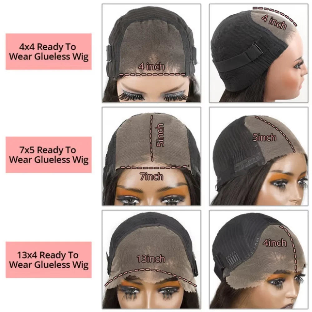 Body Wave Bob Lace Front Wig – 7x5 Glueless, Pre-Plucked with Baby Hair, 100% Human Hair