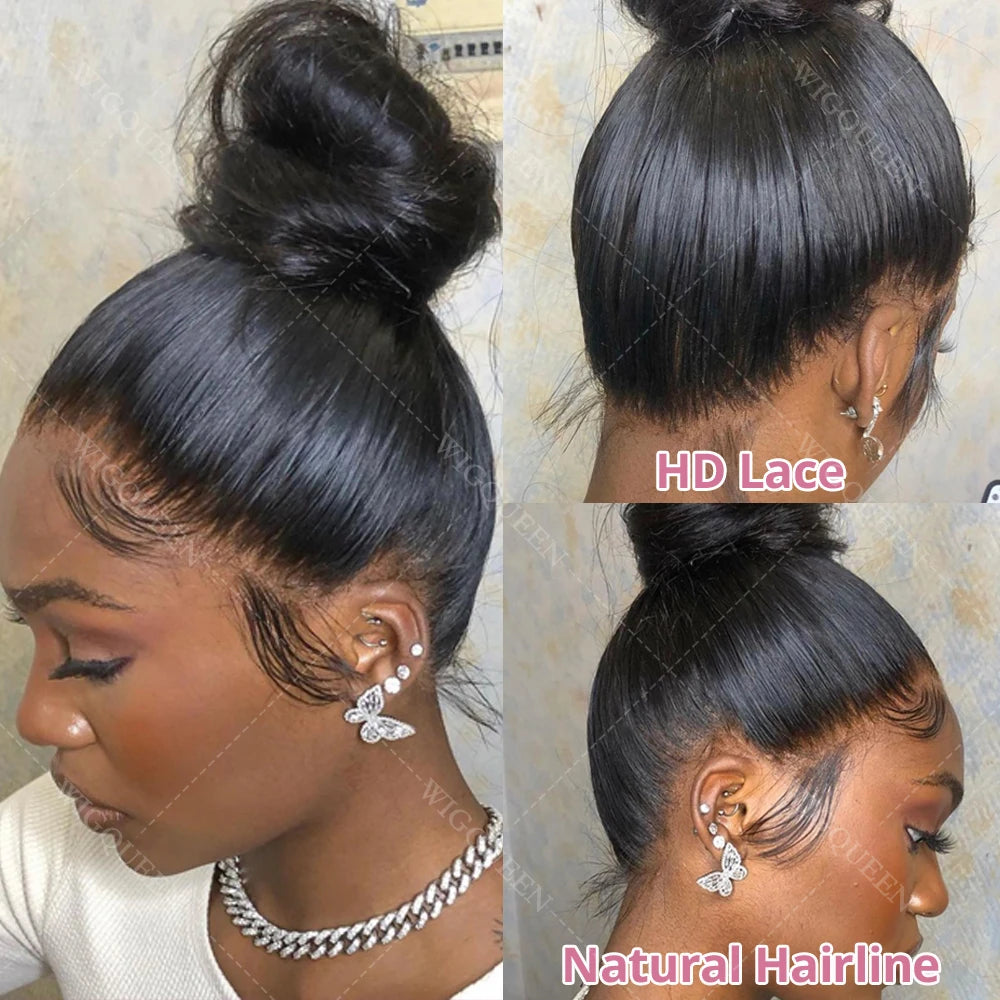 Bone Straight Lace Wig – 13x4 Frontal, 5x5 Glueless Invisi-Drawstring, 360 Full Lace Human Hair