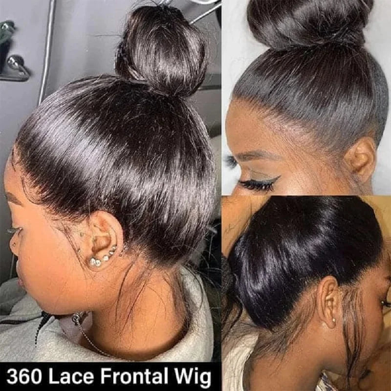 360 Invisi-Strap Glueless Full Lace Wig – HD Straight, 13x4 Pre-Plucked