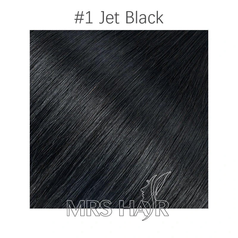 MRSHAIR Mini Tape-In Hair Extensions – 3x0.8cm Invisible Human Hair, 10pcs Pack