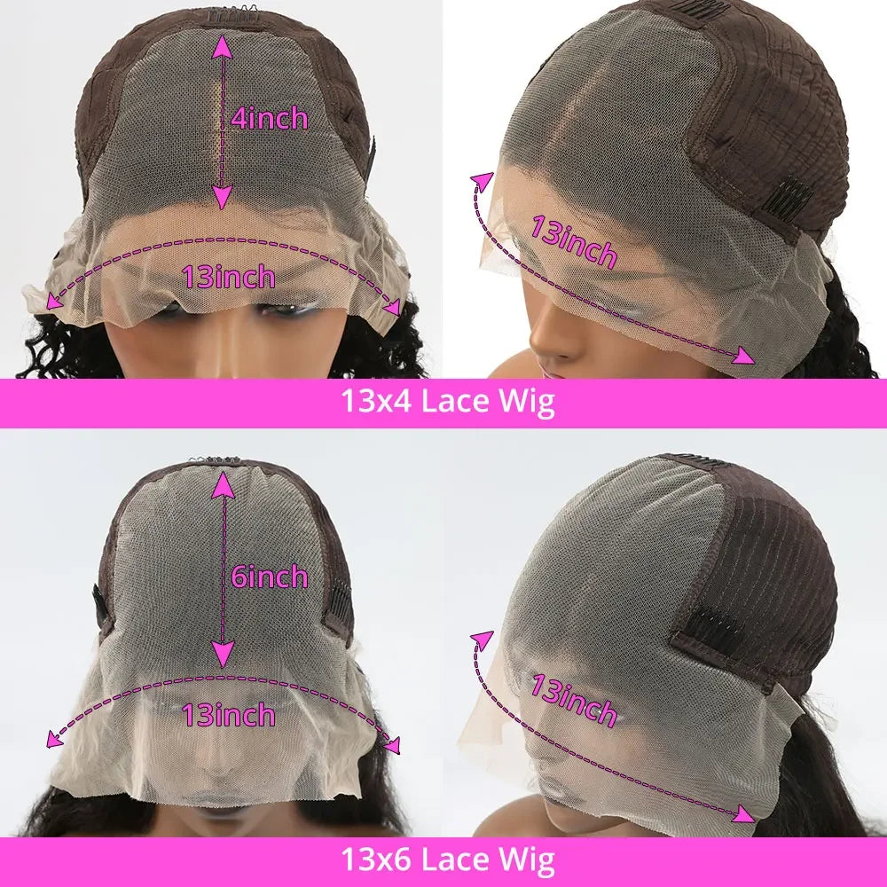 99J Burgundy Straight Wig – 13x4 Lace Front, 7x5 Glueless, 250% Density Human Hair